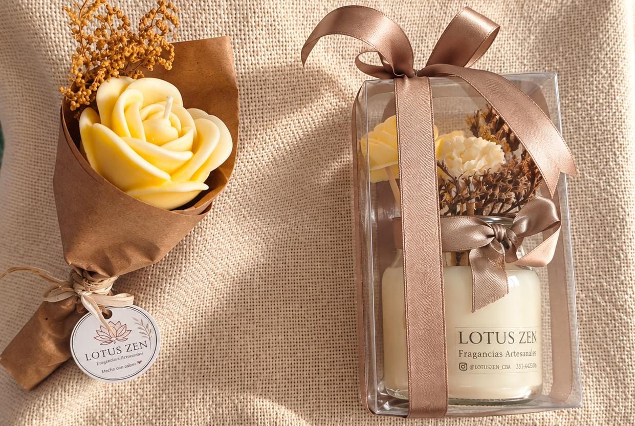 Ramo de Rosa y Bouquet Lotus Zen