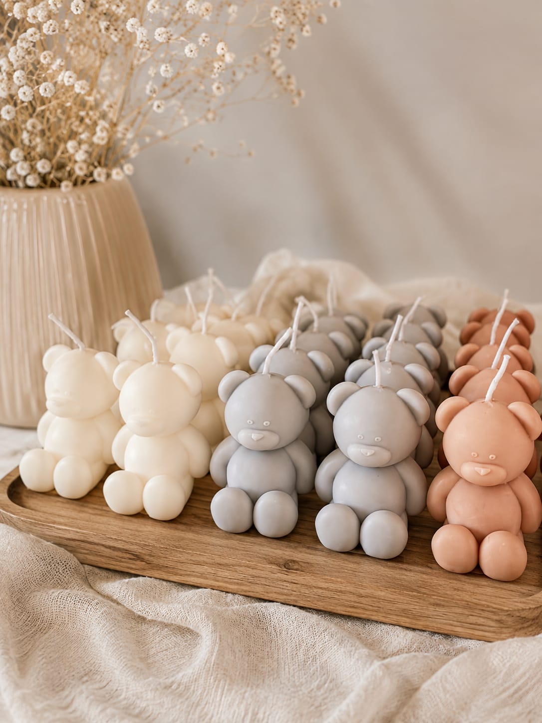 Velas osito para souvenirs
